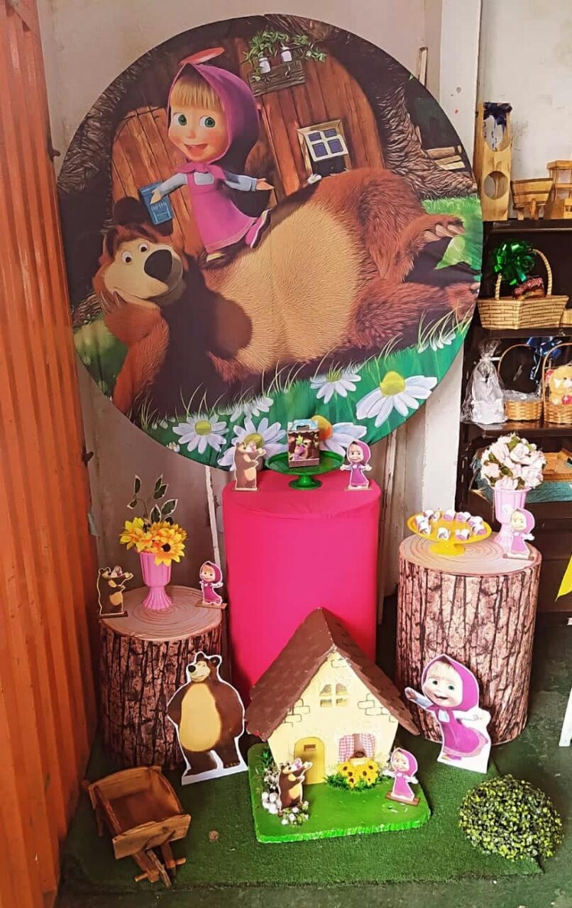 Kit Pegue E Monte  Masha E O Urso - Dadule decor
