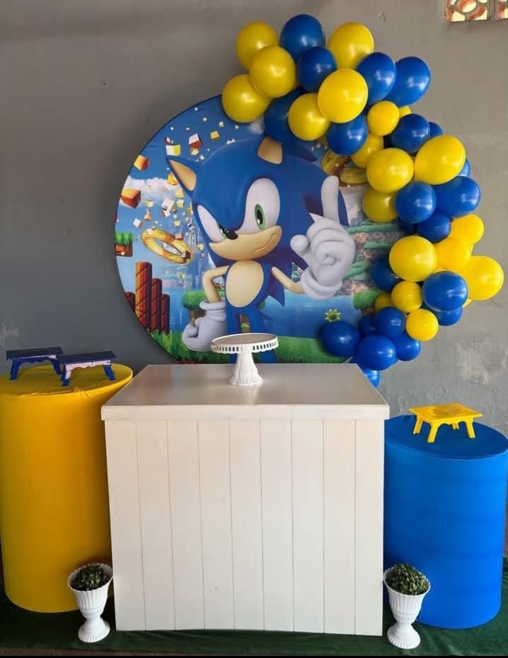 Decoração Pegue E Monte  Sonic 1 - Dadule decor
