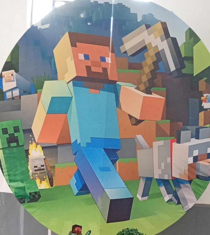 Painel Minecraft - Dadule decor