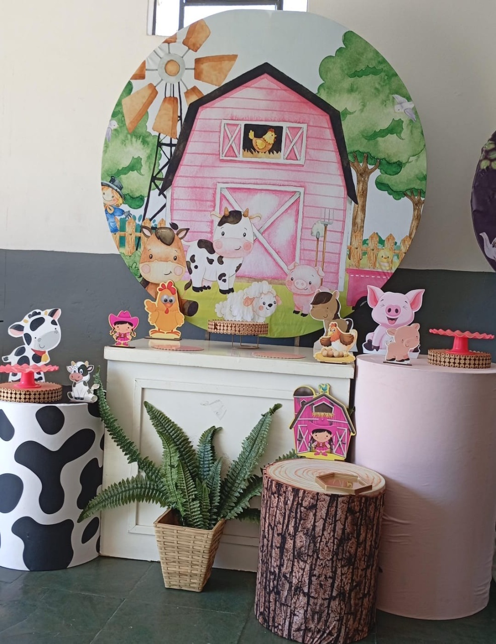 Kit Pegue E Monte Fazendinha Menina  - Dadule decor