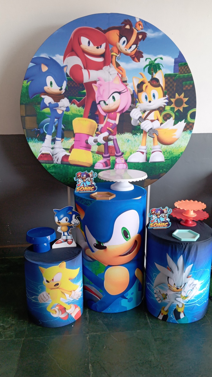 Kit Pegue E Monte Turma Do Sonic  - Dadule decor