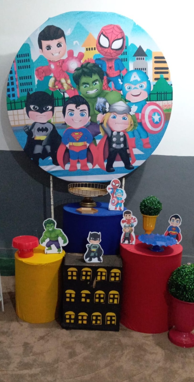 Decoração Kit Vingadores Cute - Dadule decor