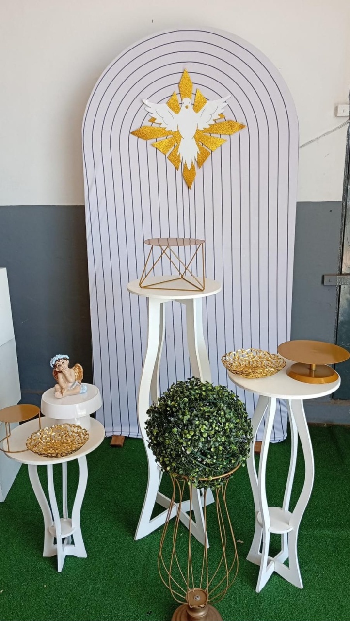 Kit Pegue E Monte Batizado Espírito Santo  - Dadule decor