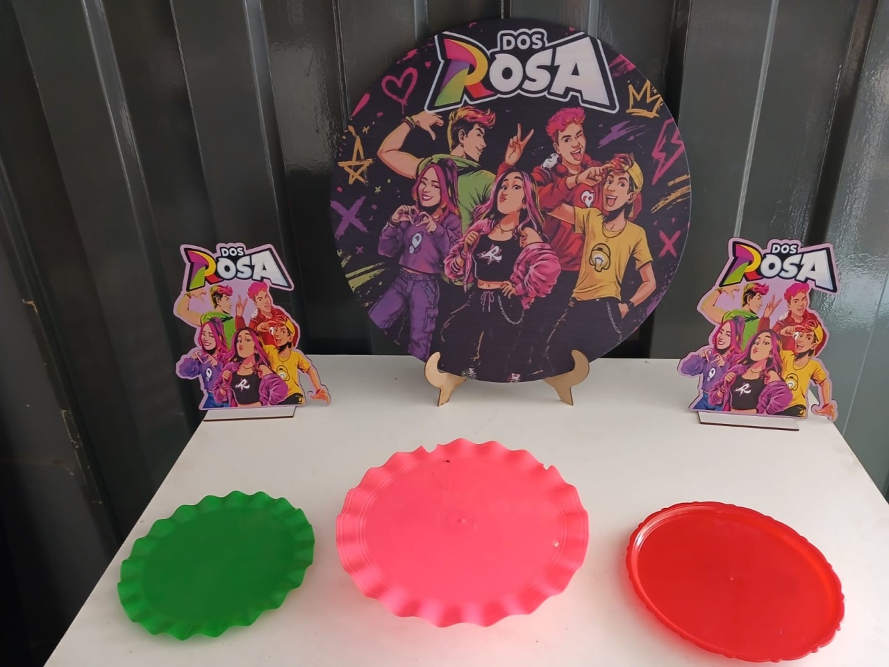 Kit Mini Festa Turma dos Rosa 2 - Dadule decor