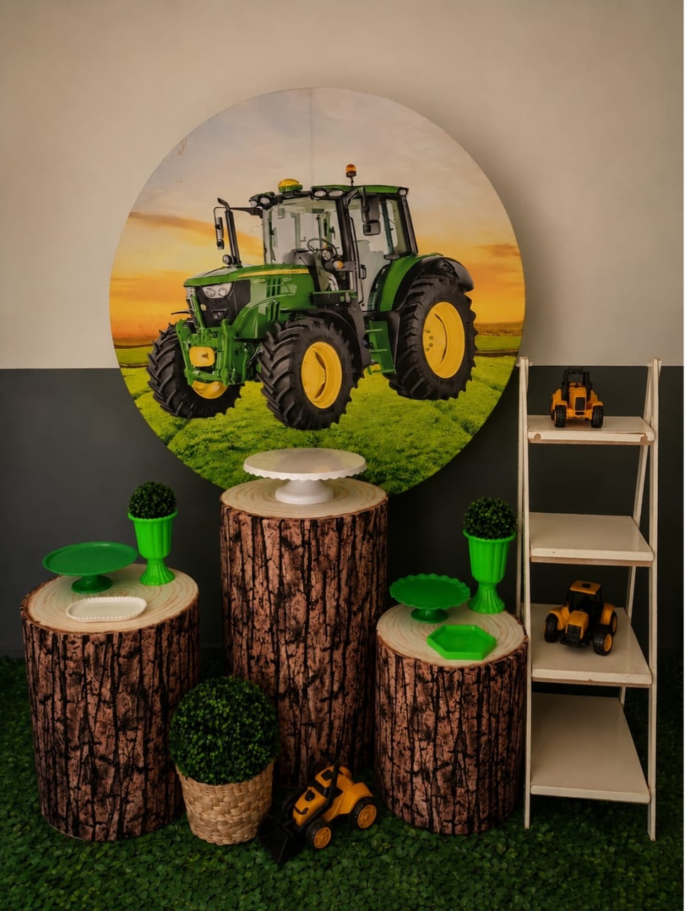 Kit Pegue E Monte Trator Verde 2 - Dadule decor