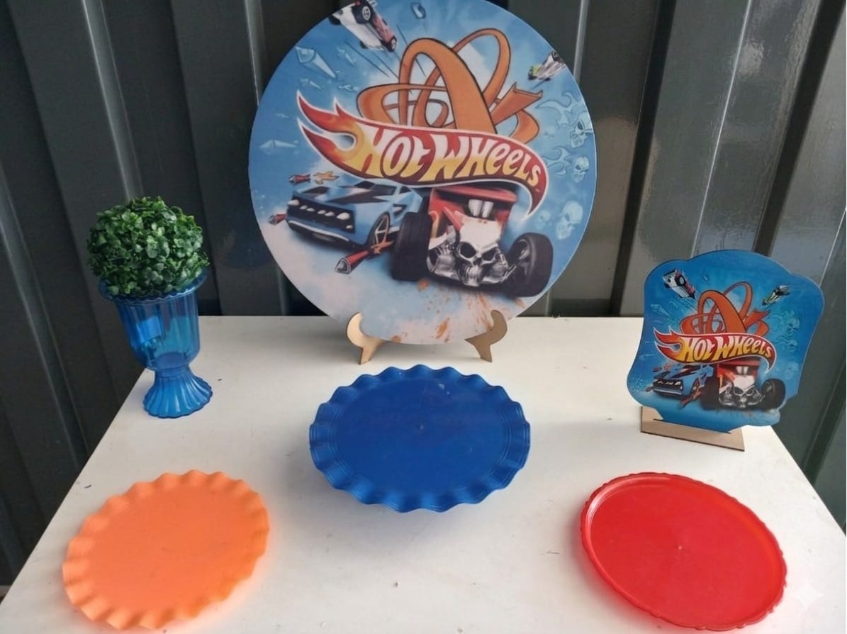 Kit Mini Festa Hotwheels - Dadule decor