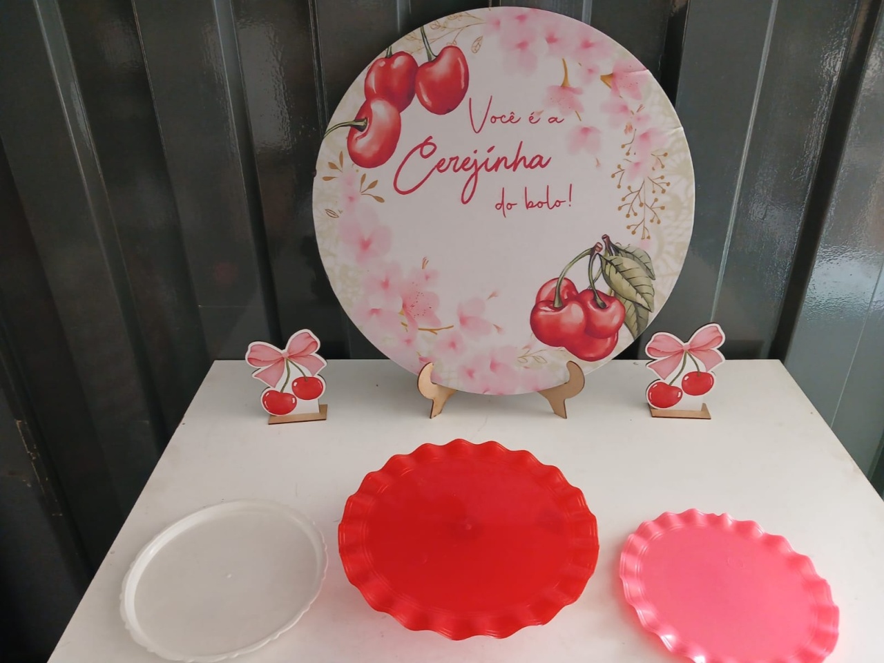 Kit Mini Festa Cereja - Dadule decor