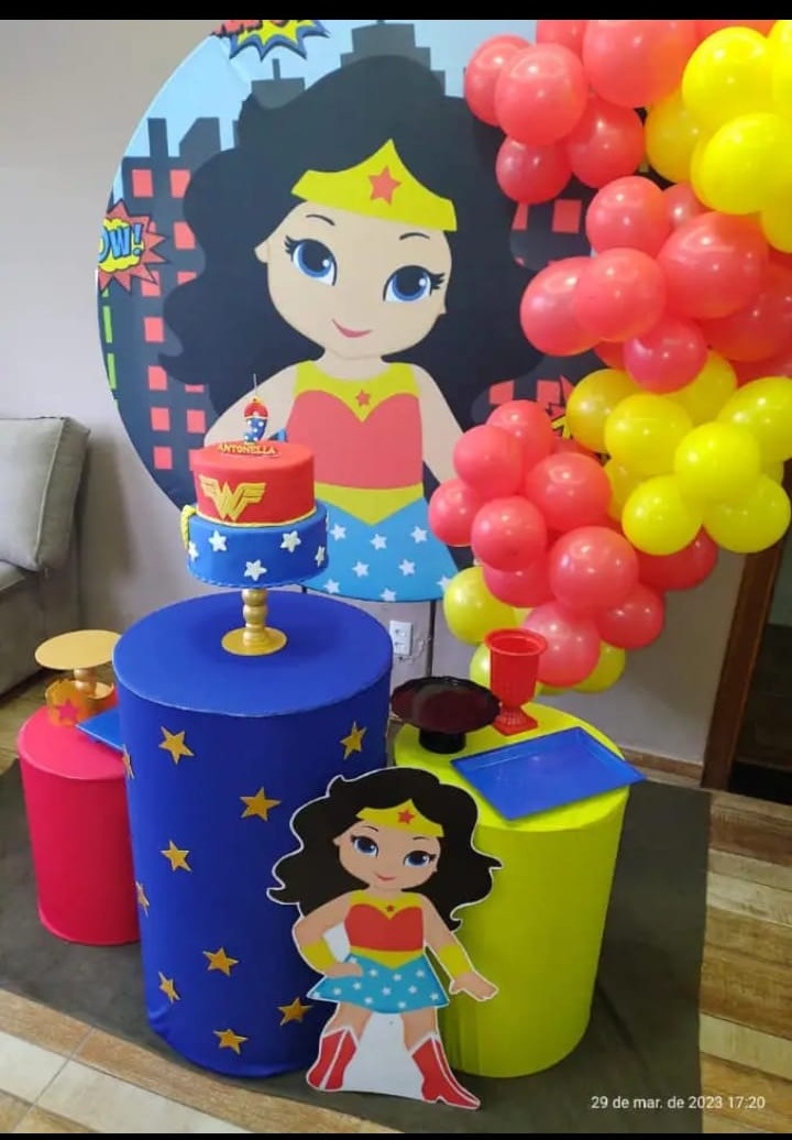 Kit Pegue E Monte Mulher Maravilha 1 - Dadule decor