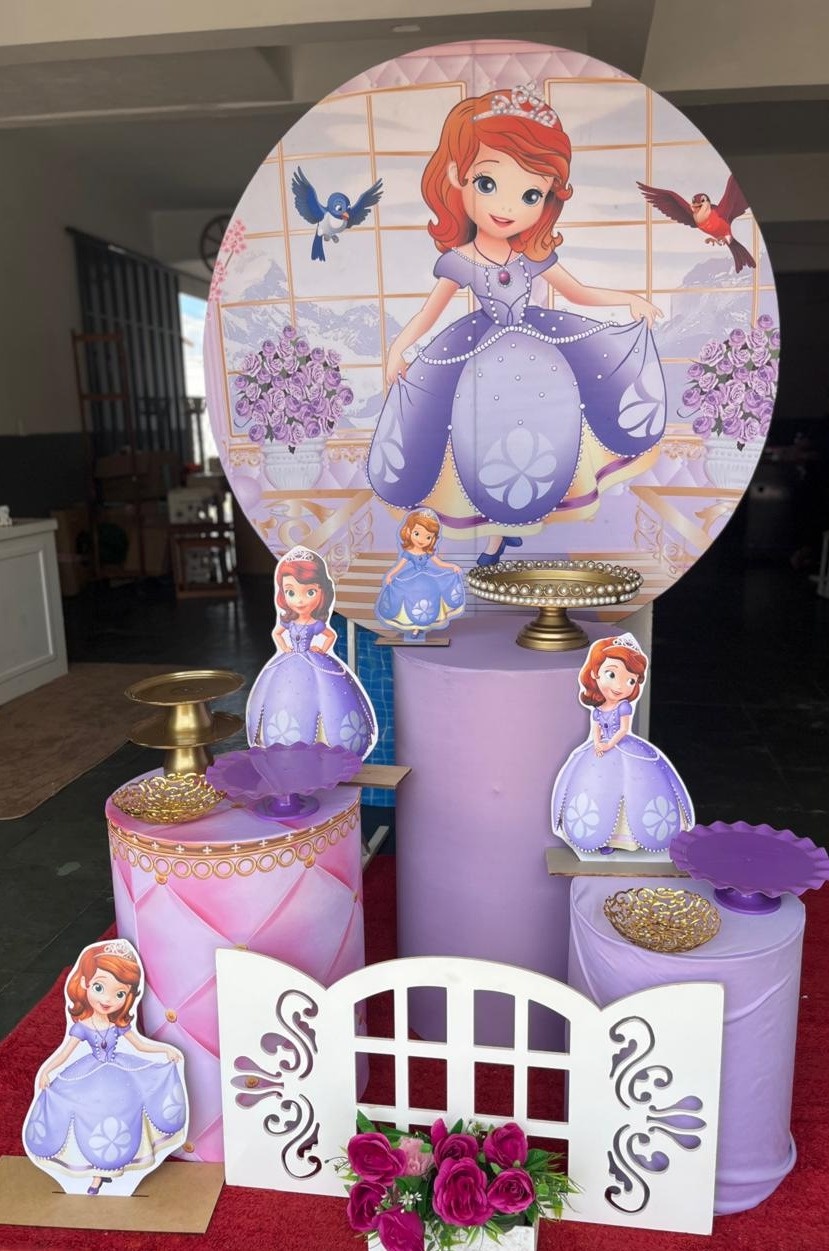 Kit Pegue E Monte Princesa Sofia  - Dadule decor