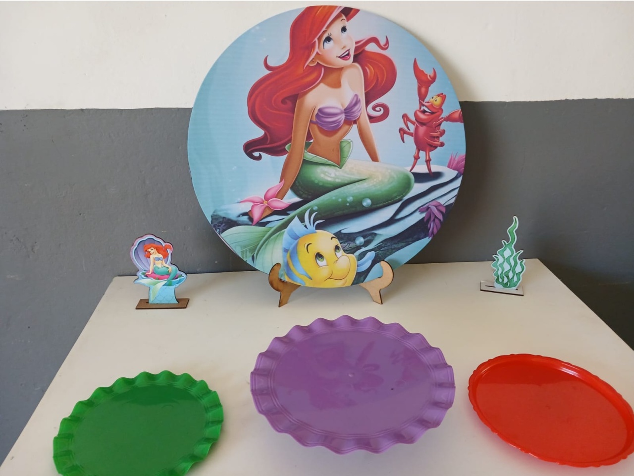 Kit Mini Festa Pequena Sereia  - Dadule decor