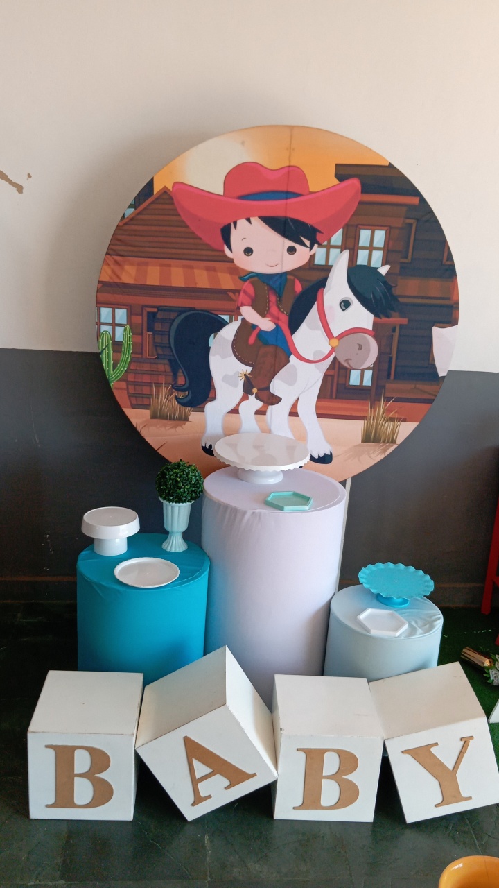 Kit Pegue E Monte Chá de Bebê Peãozinho  - Dadule decor