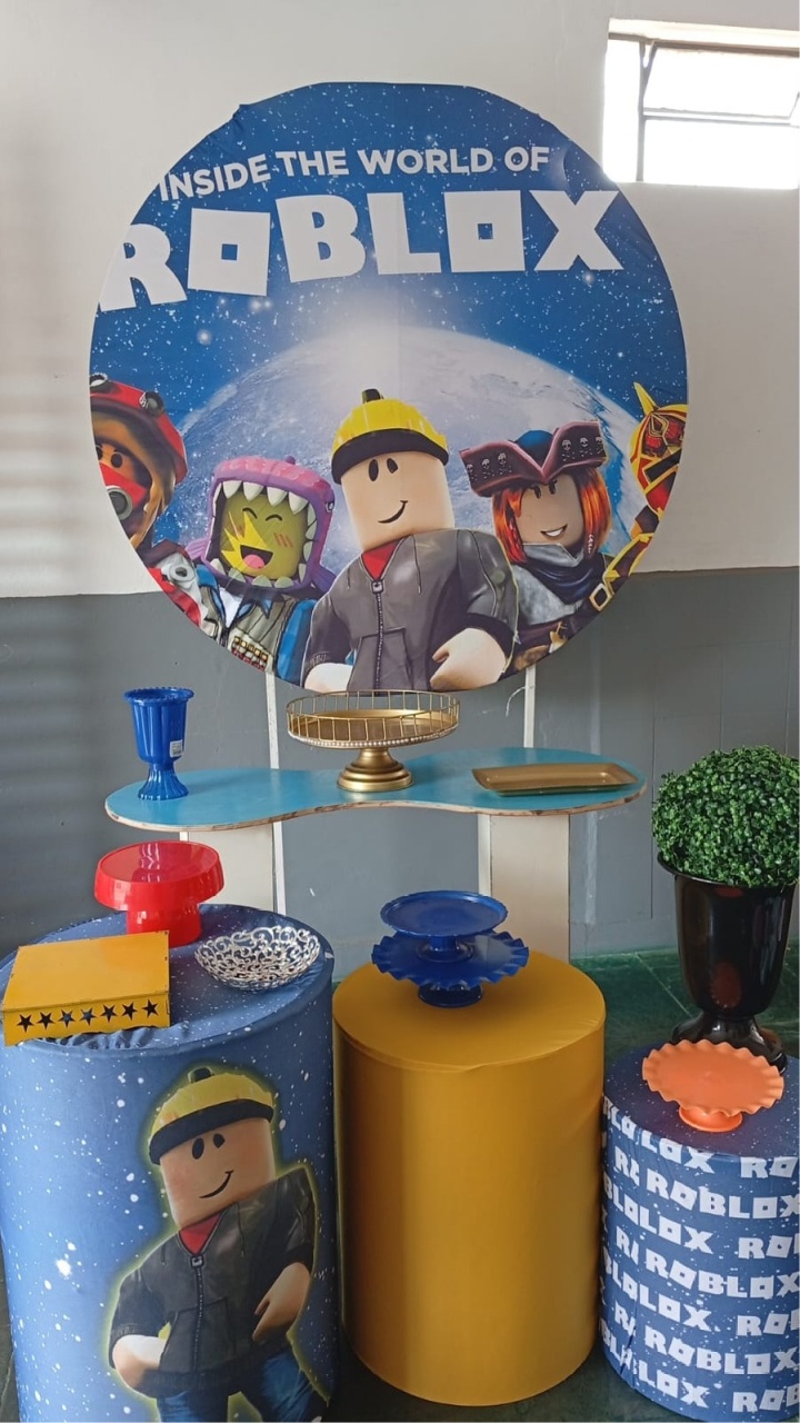Kit Pegue E Monte Roblox Azul  - Dadule decor