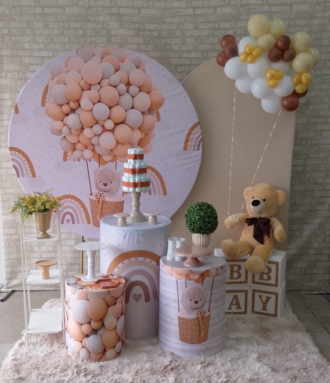 Ursinhos Boho Completo Chá de Bebê  - maedecorapegueemonte