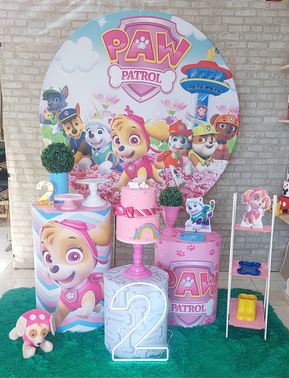 Patrulha Canina Rosa M - maedecorapegueemonte