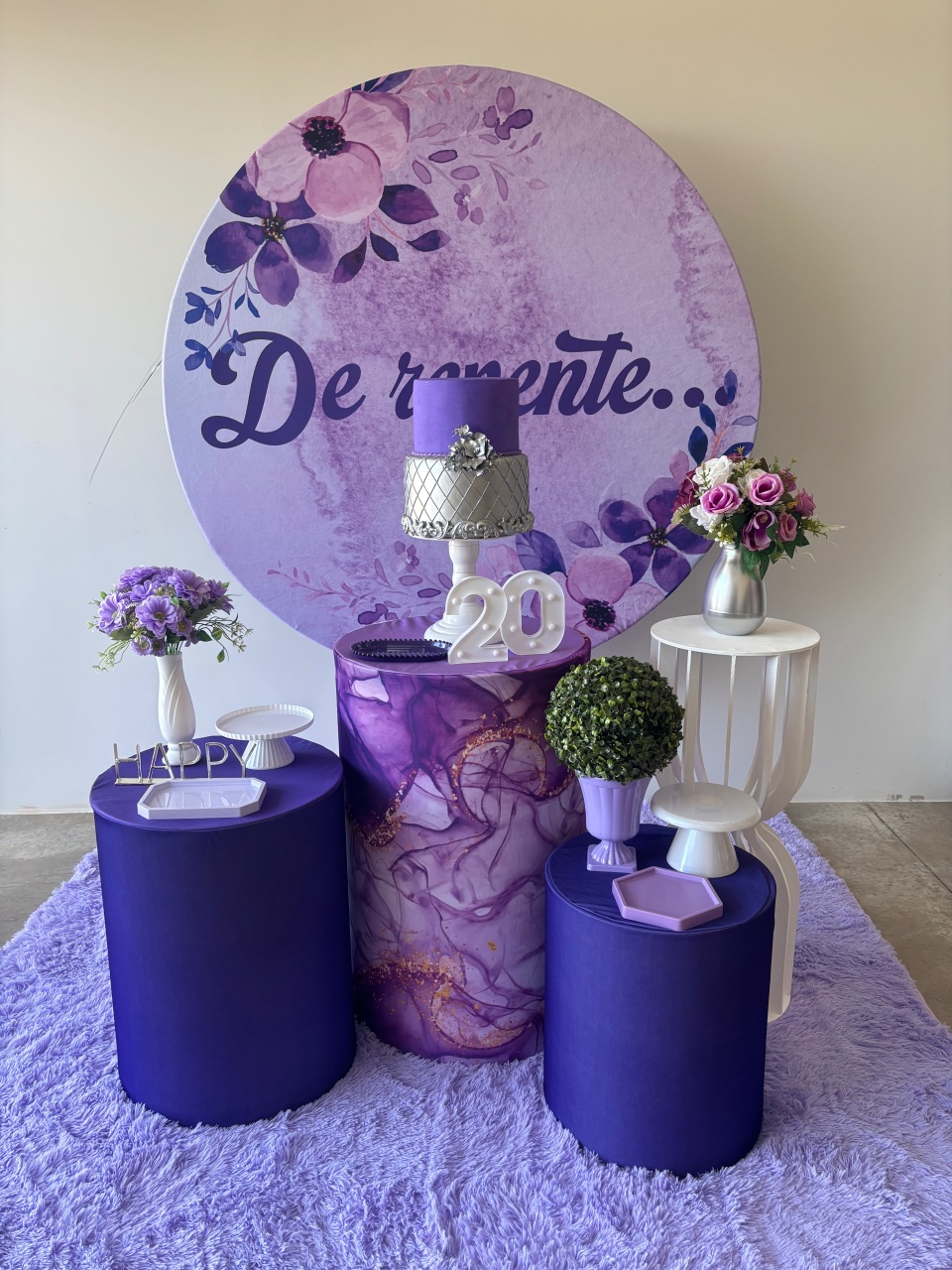 de Repente Roxo M - maedecorapegueemonte