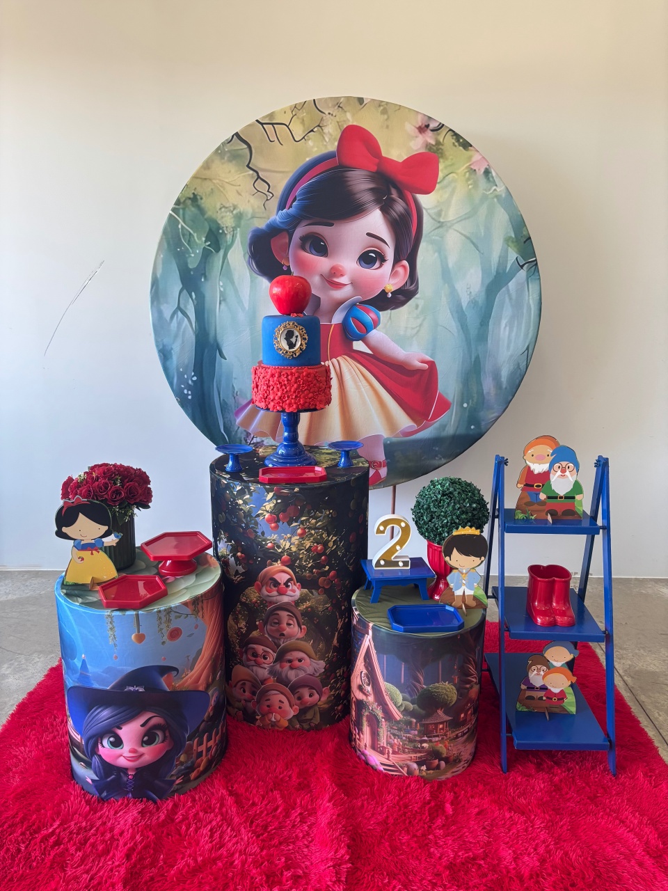 Branca de Neve Cute 🍎 - maedecorapegueemonte