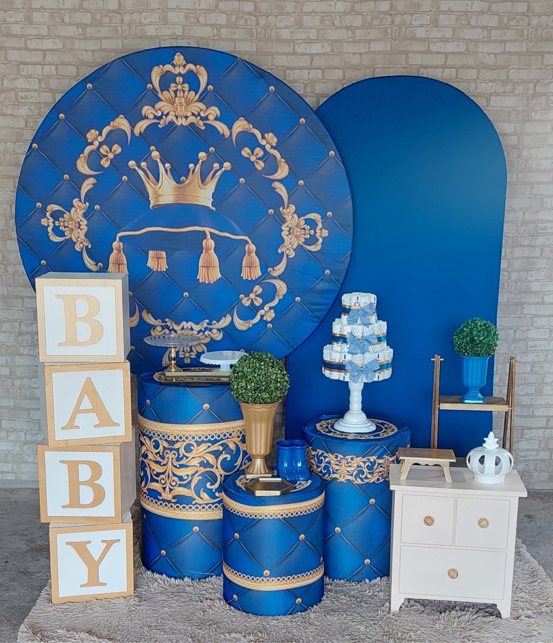 Realeza Menino Completo  - maedecorapegueemonte