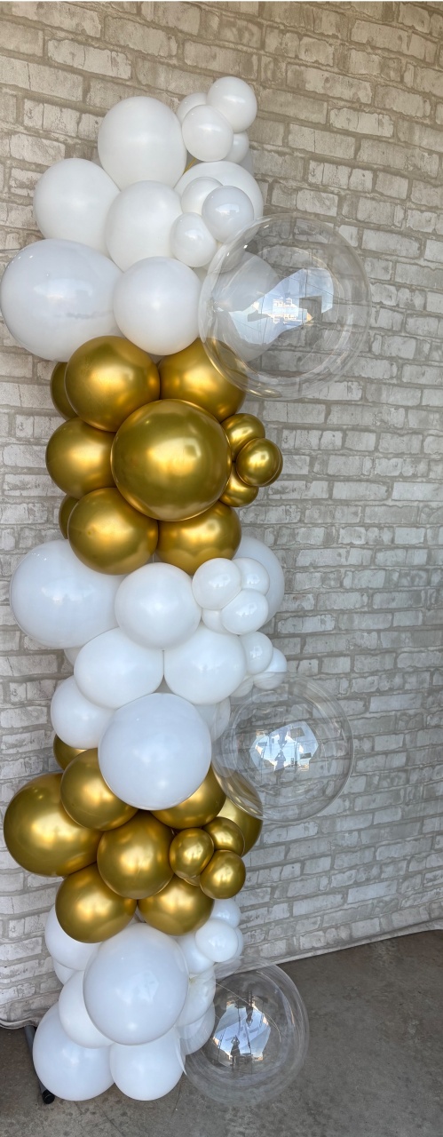 Arco de Balões Desconstruído Com Bubble - maedecorapegueemonte