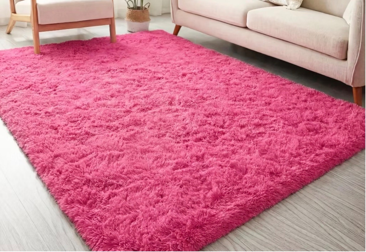 Tapete Peludo Pink - maedecorapegueemonte