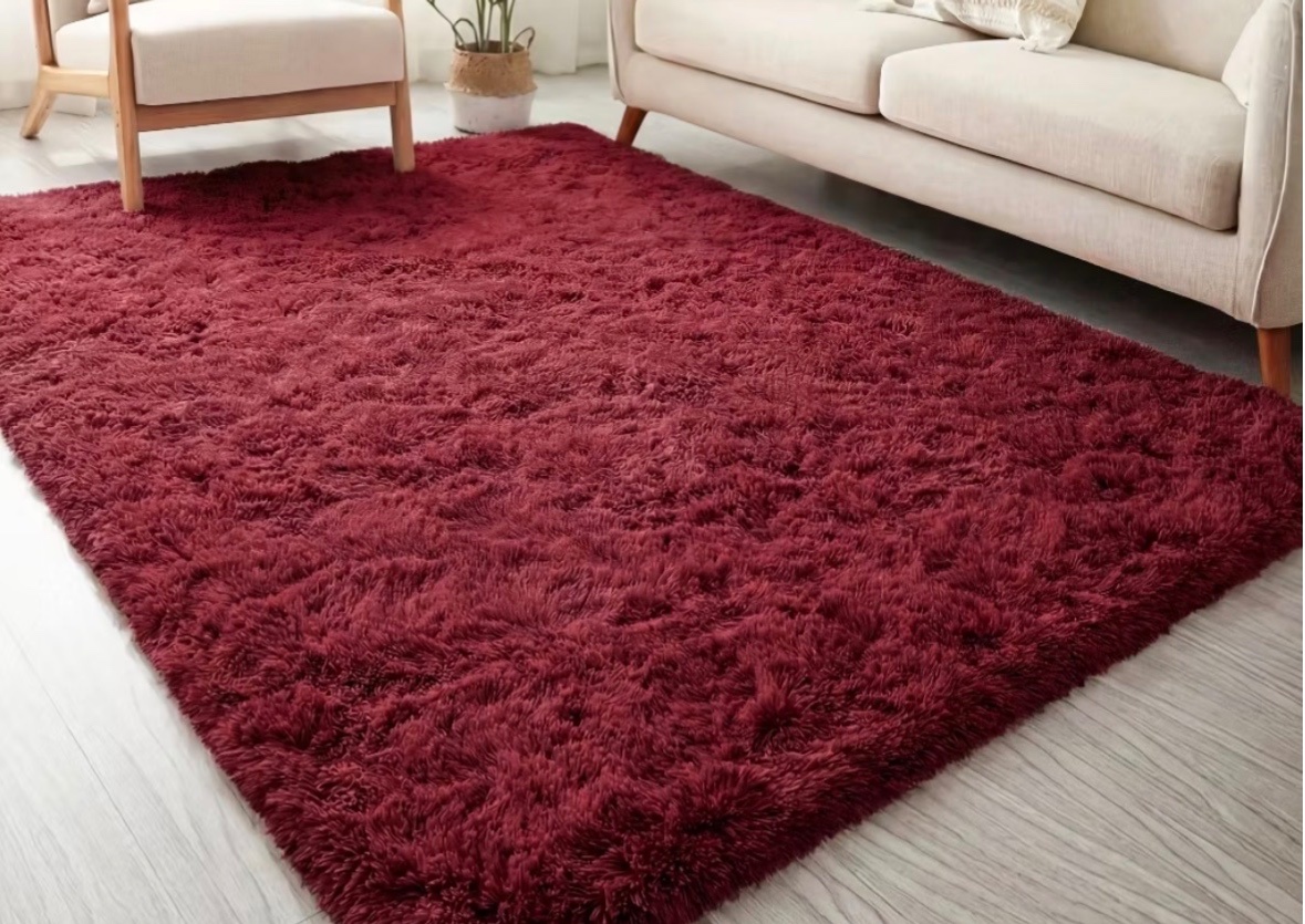 Tapete Peludo Bordo - maedecorapegueemonte