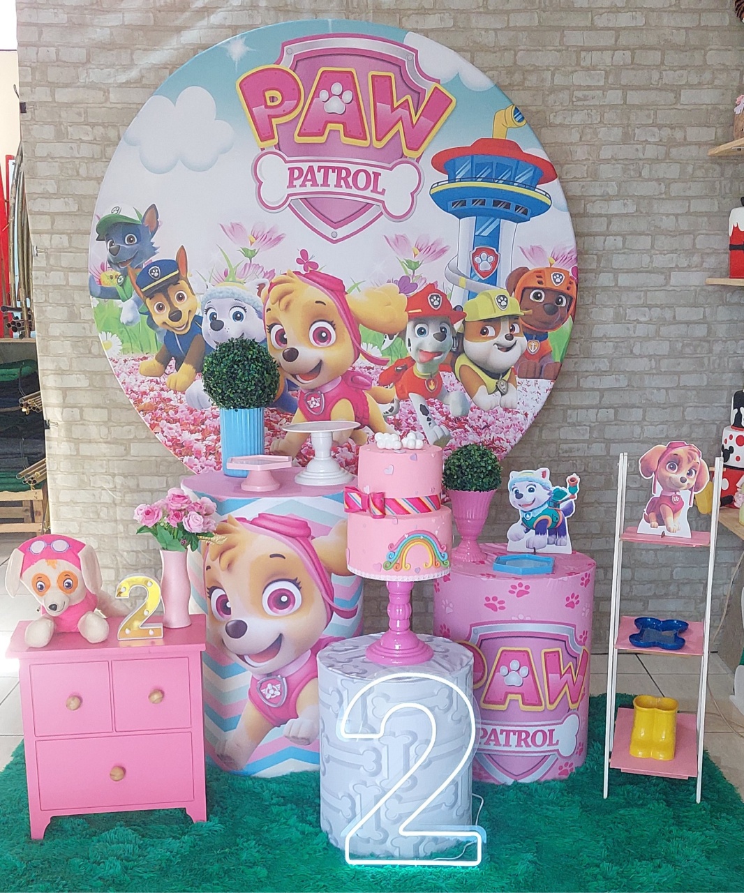 Patrulha Canina Rosa G - maedecorapegueemonte