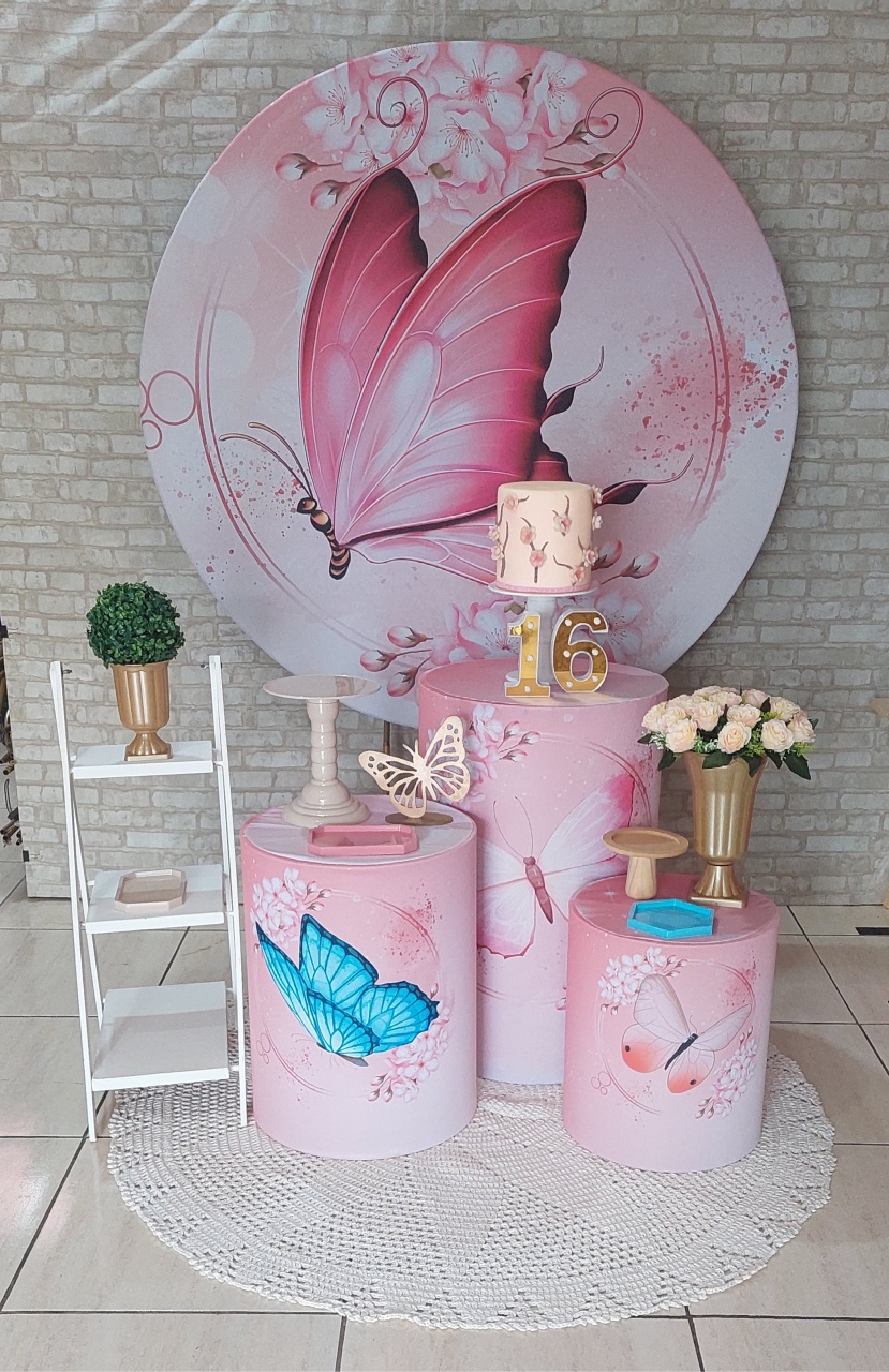 Borboletas Rosa - maedecorapegueemonte