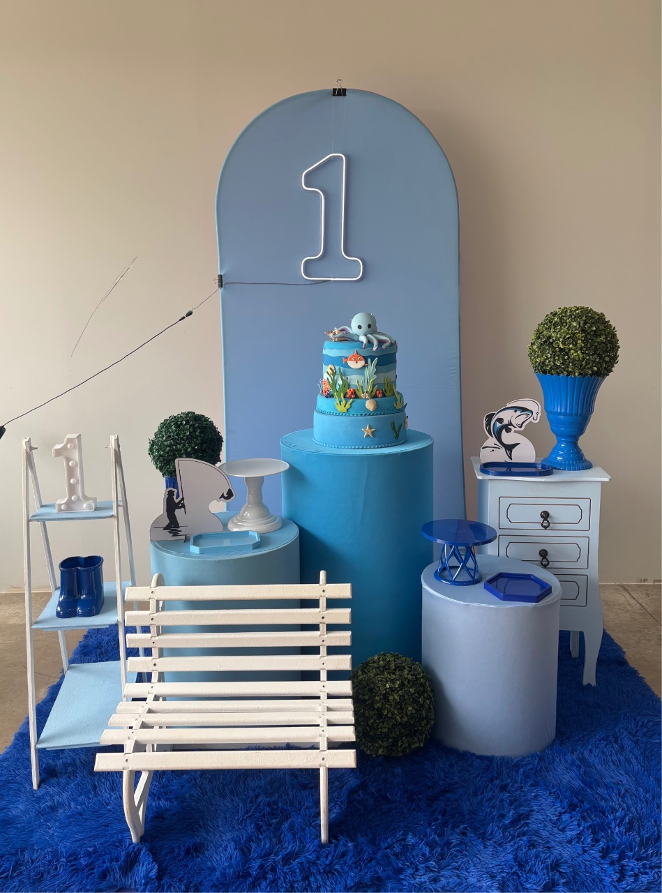 Composição/ Pescaria Infantil  - maedecorapegueemonte