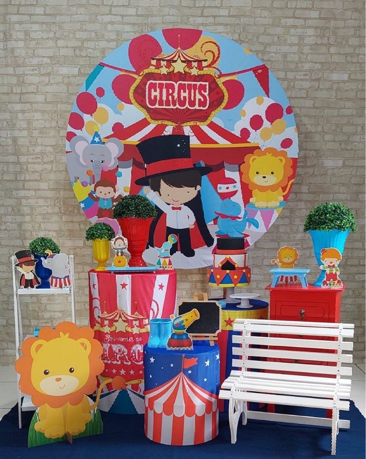 Circo Vermelho  - maedecorapegueemonte