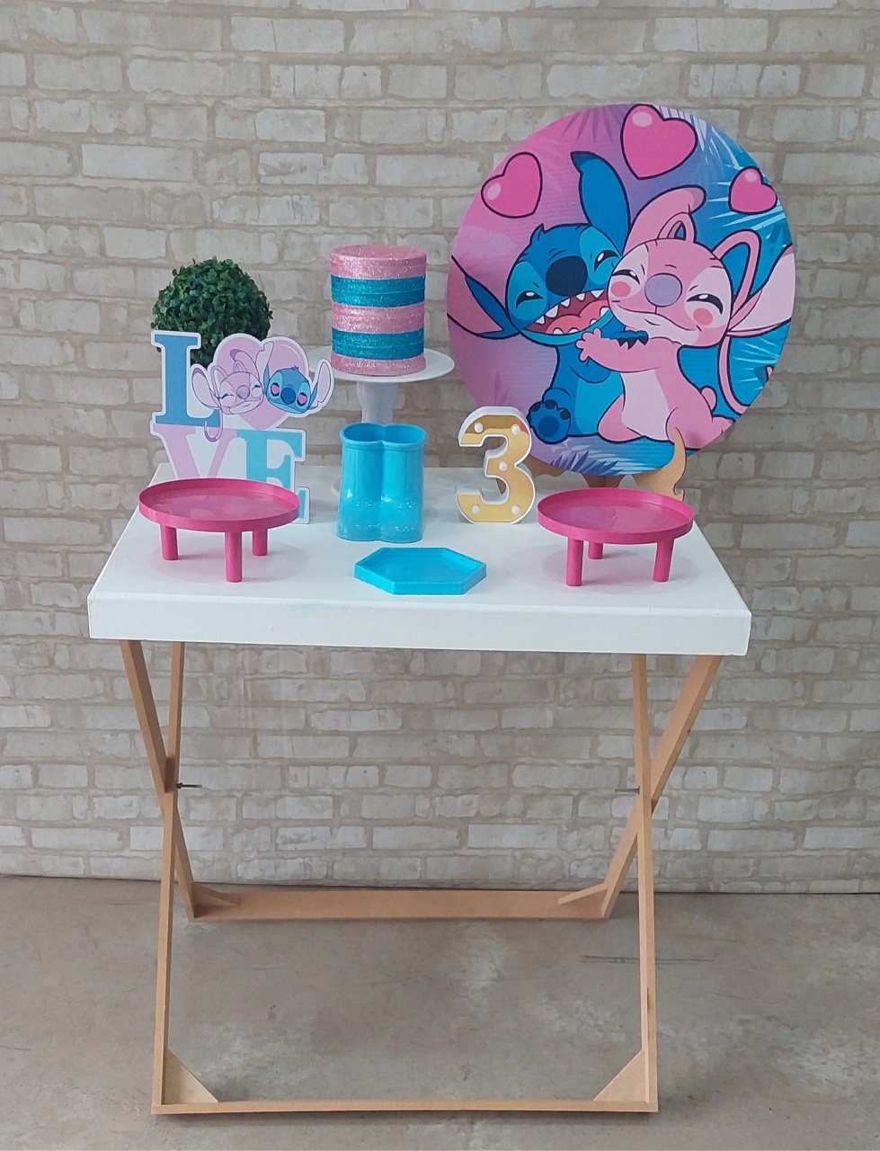 Mini Kit Stitch E Angel  - maedecorapegueemonte