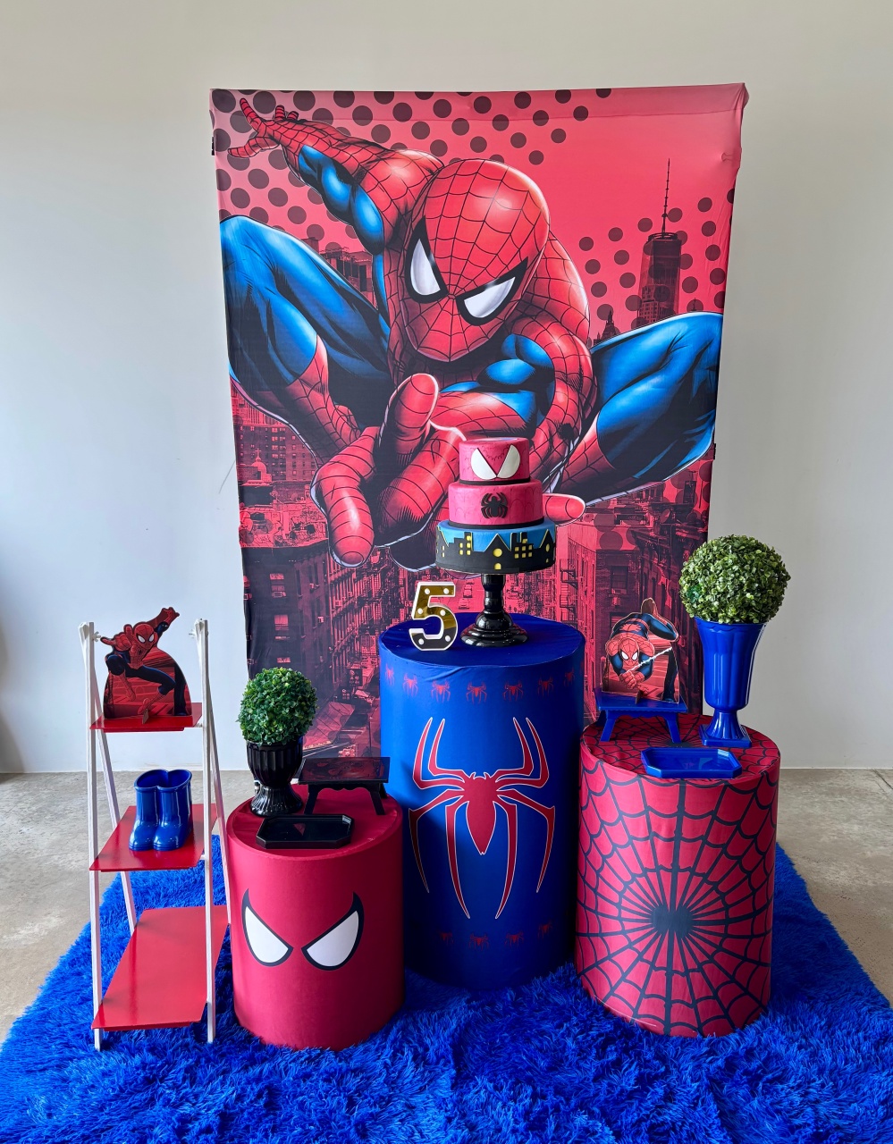 Homem Aranha Retangular  - maedecorapegueemonte