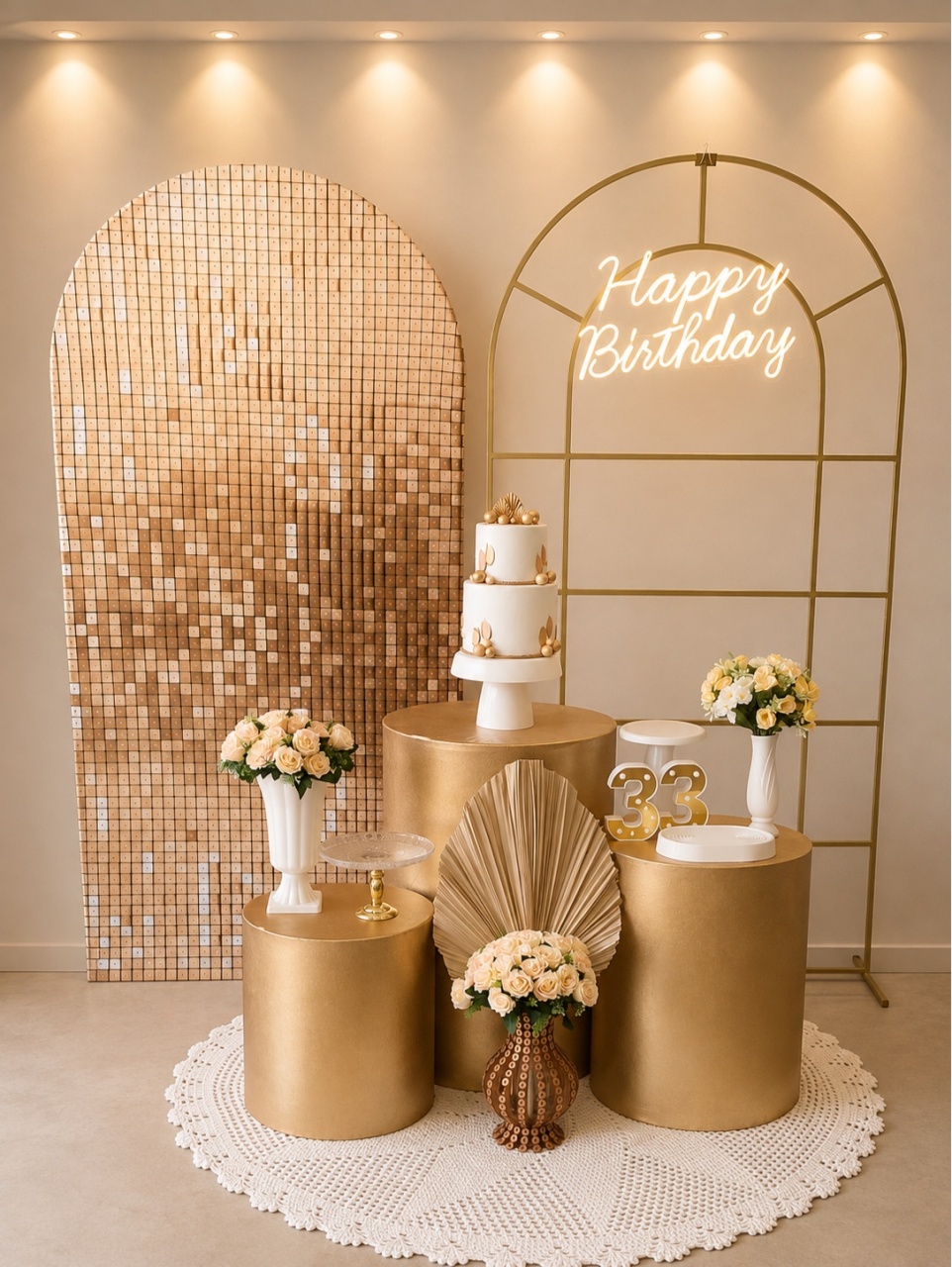 Kit Luxo Dourado - maedecorapegueemonte