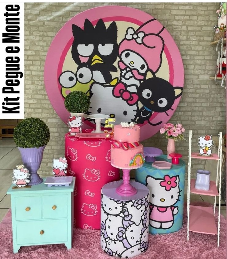 Hello Kitty E Sua Turma - maedecorapegueemonte