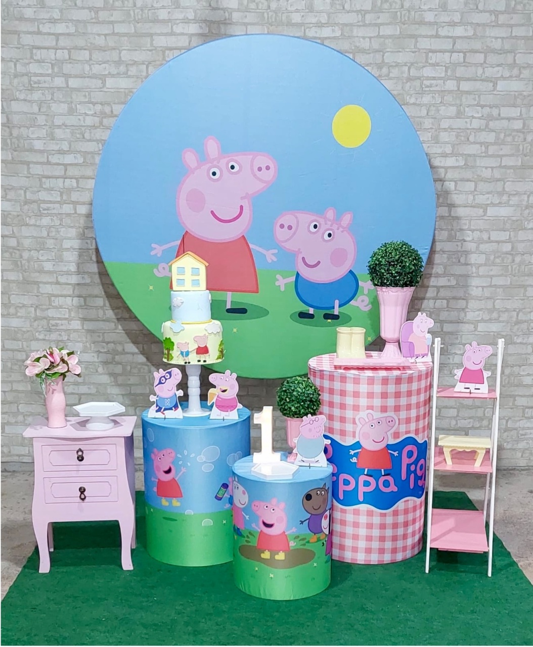 Peppa Pig Menina M - maedecorapegueemonte