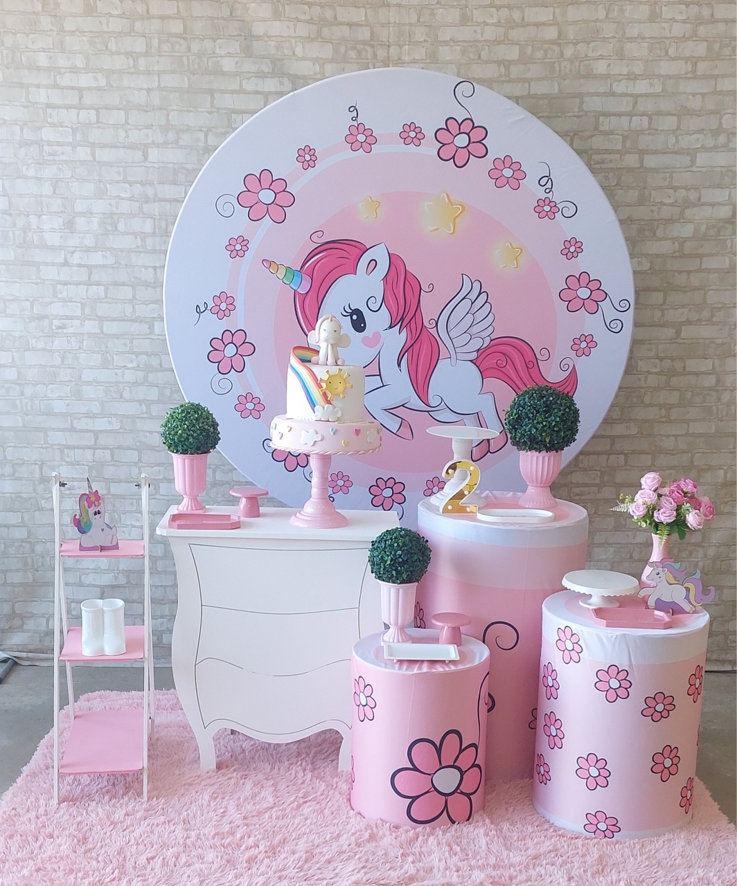 Unicórnio Baby  - maedecorapegueemonte