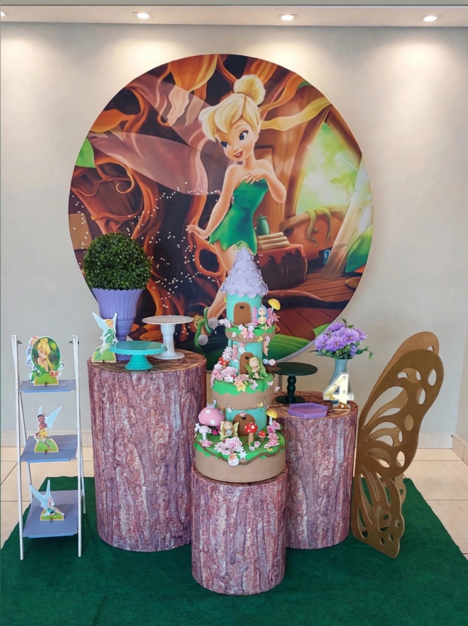 Tinkerbell/ Sininho - maedecorapegueemonte