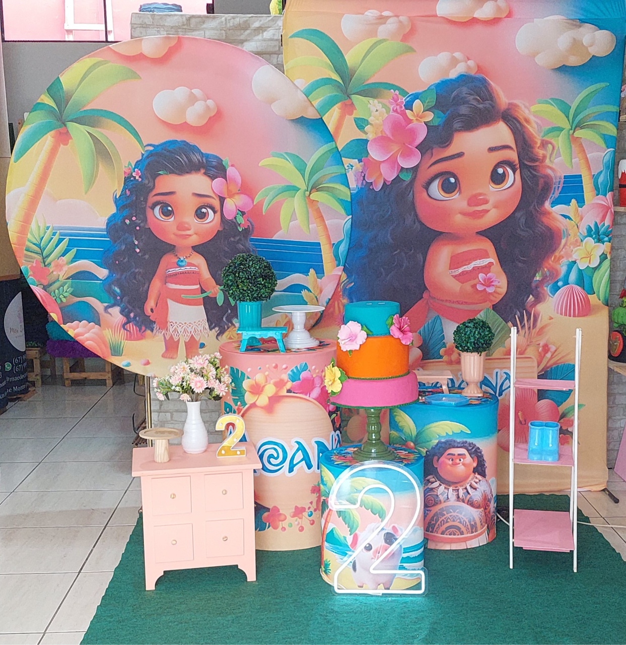 Moana Cute Completo. - maedecorapegueemonte