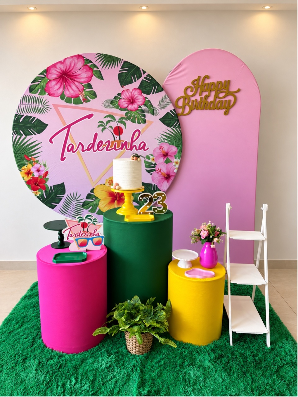 Tardezinha Rosa M / Tropical 🌴 - maedecorapegueemonte