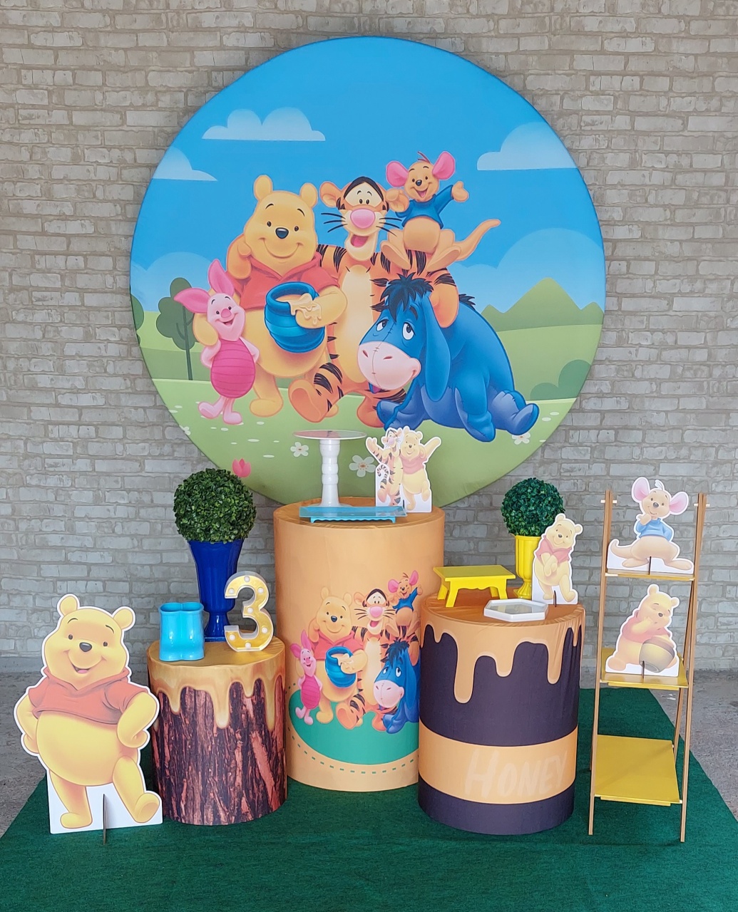 Ursinho Pooh P - maedecorapegueemonte