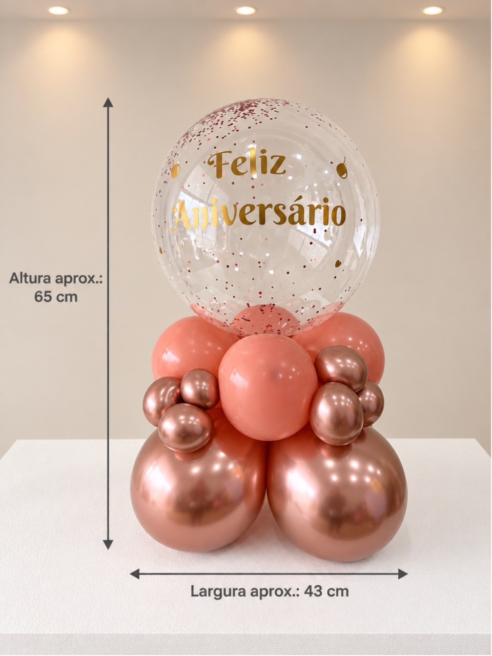 Arranjo de Balões M 🎈 - maedecorapegueemonte