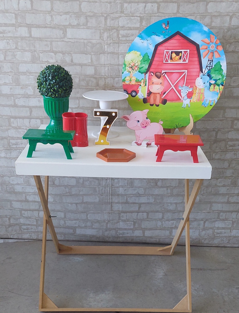 Mini Kit Fazendinha Menino - maedecorapegueemonte