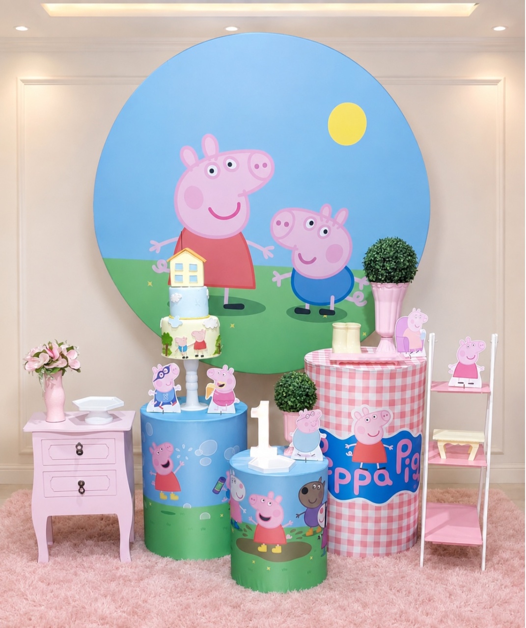 Peppa Pig Menina M - maedecorapegueemonte