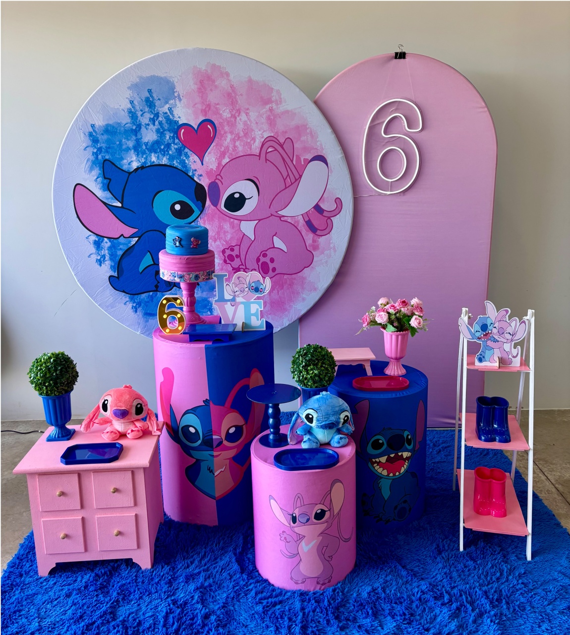 Stitch E Angel G - maedecorapegueemonte