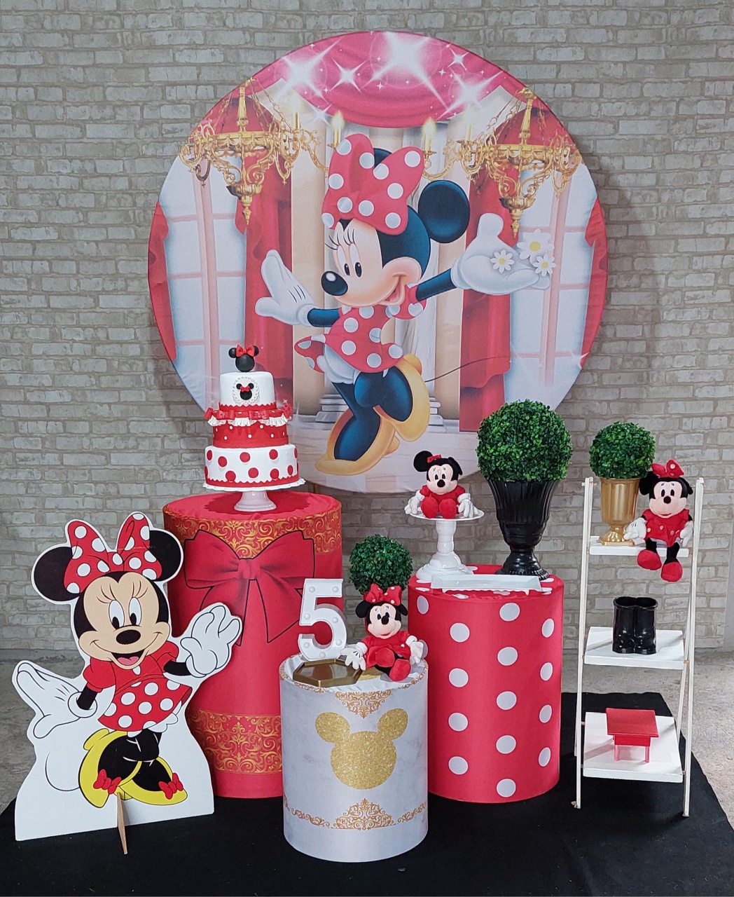 Minnie Vermelha P - maedecorapegueemonte