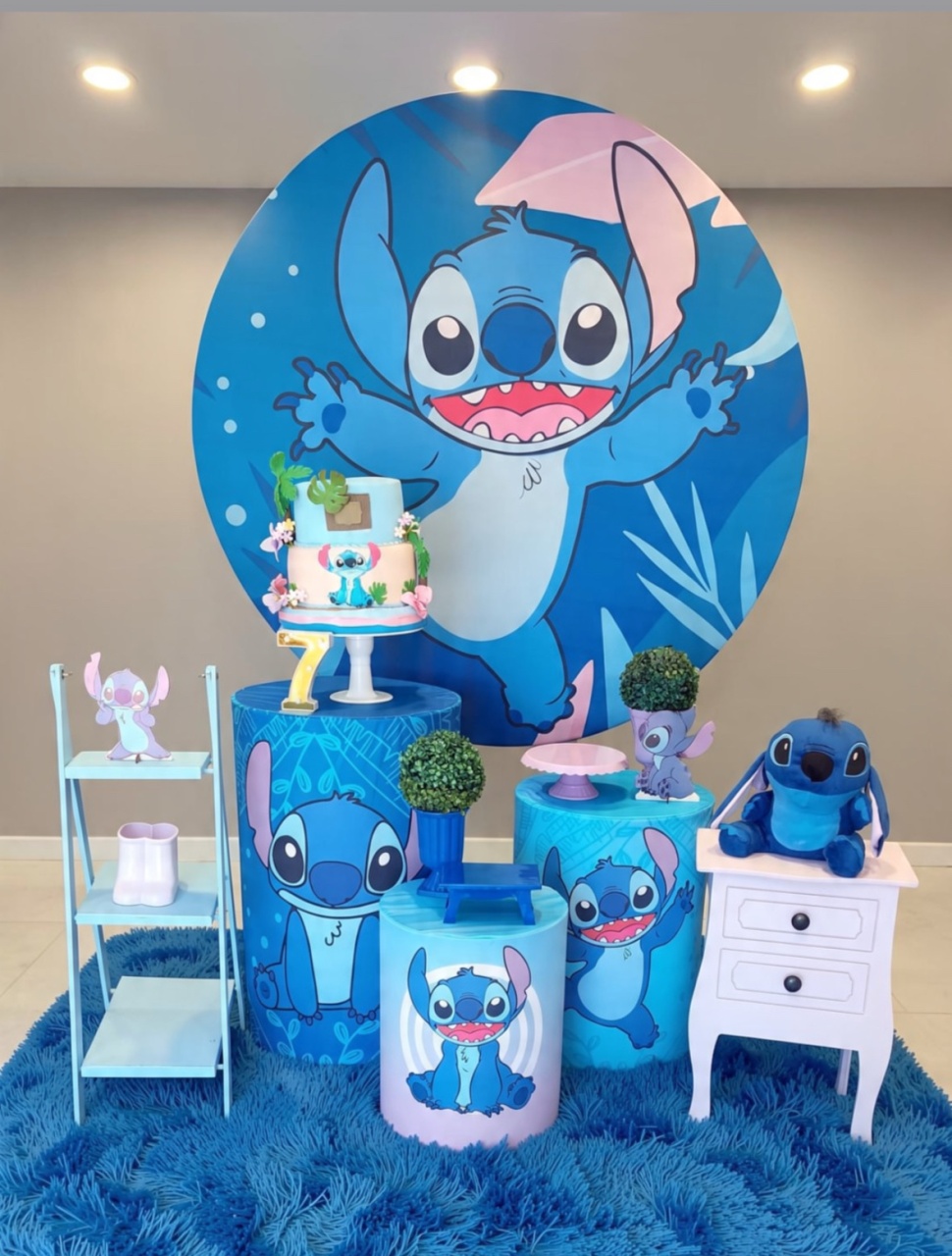 Stitch Azul M - maedecorapegueemonte