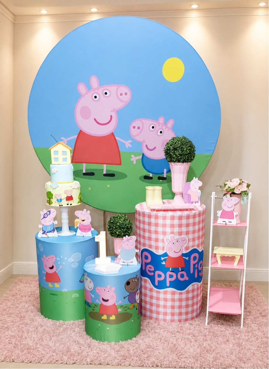 Peppa Pig Menina  - maedecorapegueemonte