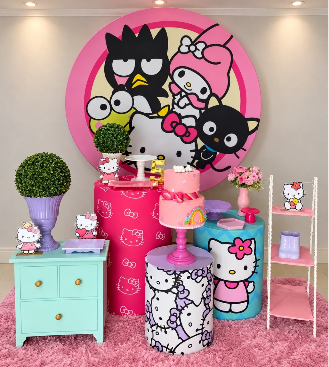 Hello Kitty E Sua Turma - maedecorapegueemonte