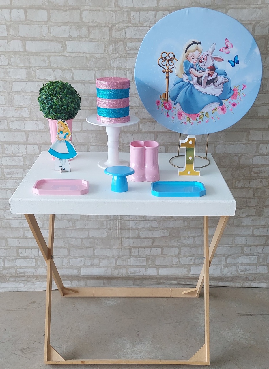 Mini Kit  Alice No País das Maravilhas  - maedecorapegueemonte