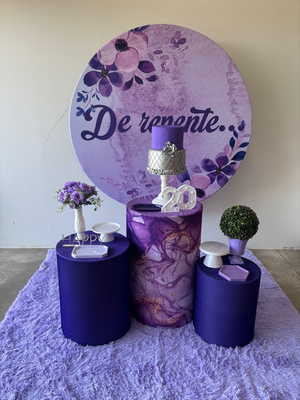de Repente Roxo  - maedecorapegueemonte