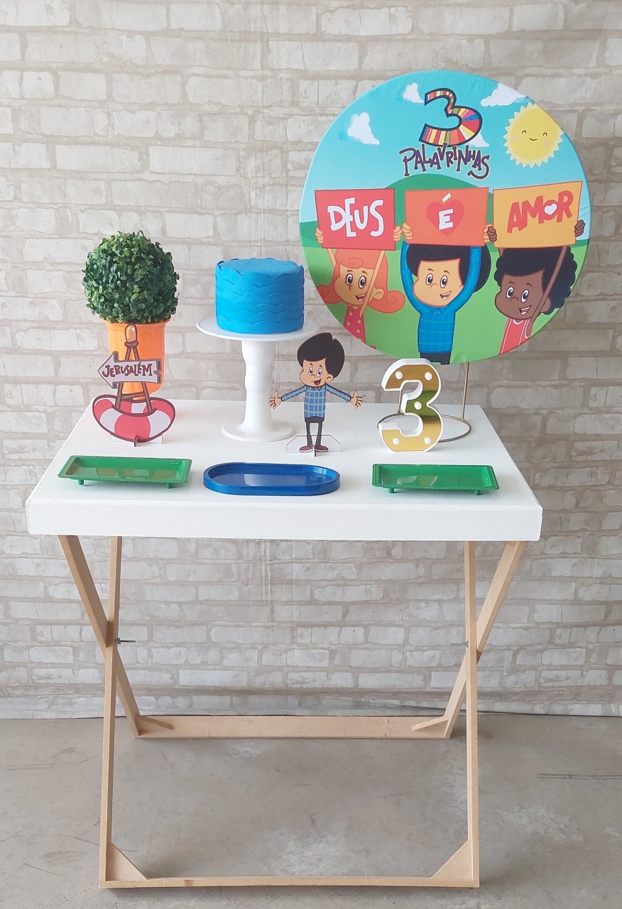 Mini Kit Três Palavrinhas  - maedecorapegueemonte
