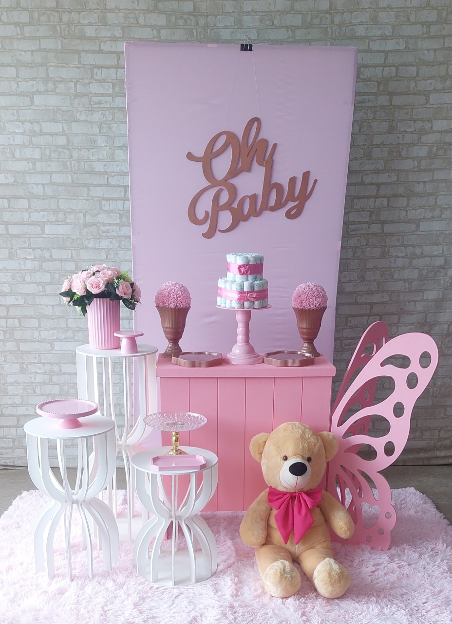 Rosa Retangular Oh Baby - maedecorapegueemonte